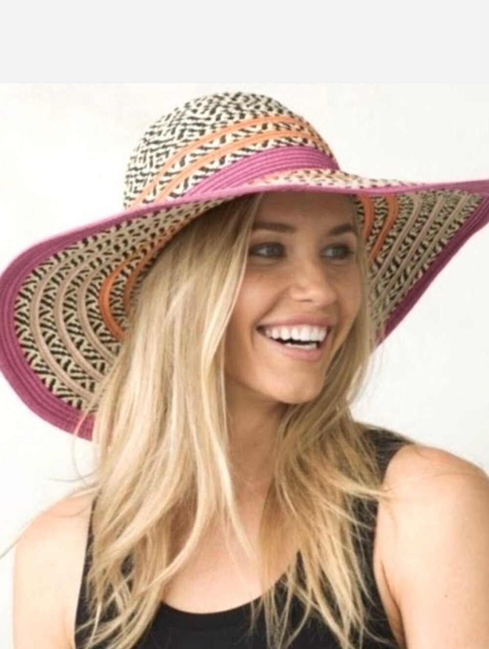 Prana Dora Sun Straw Hat Wide Brim
